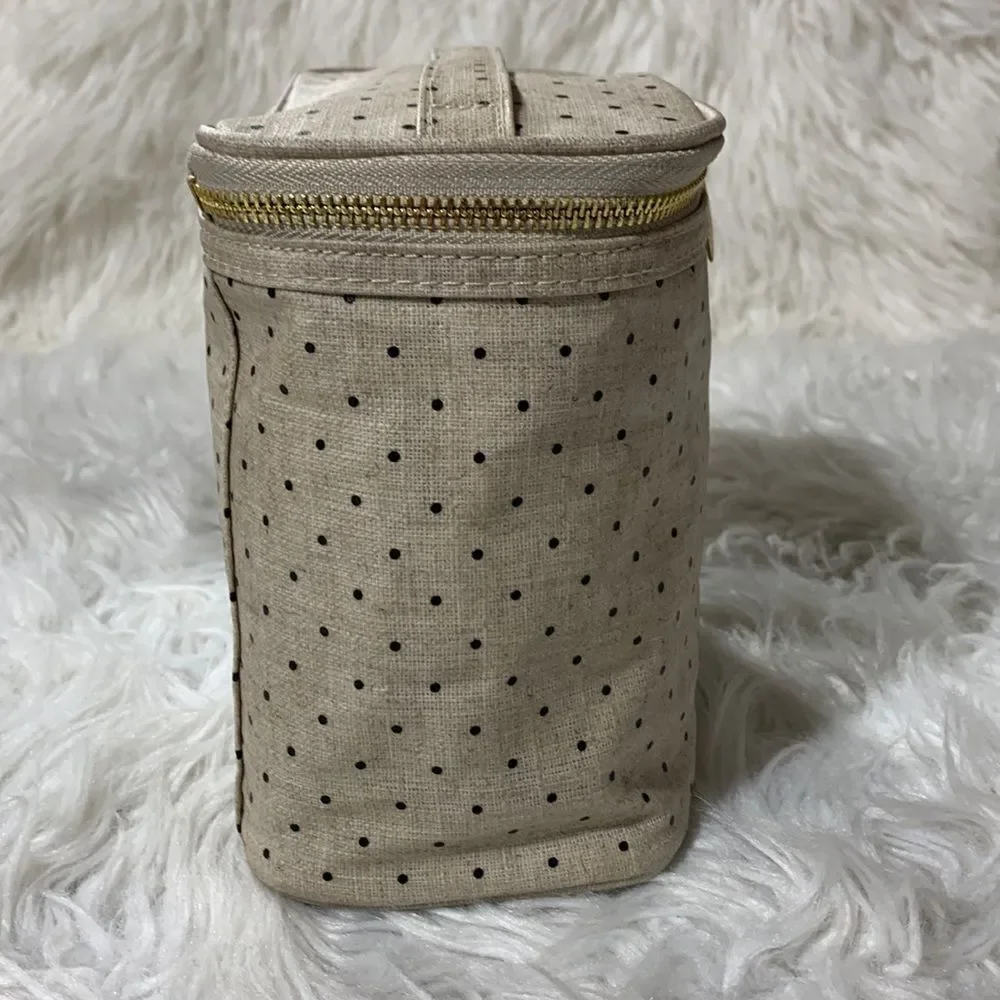 KATE Spade out to lunch lunch BDG polka dot top handle zip closure women’s